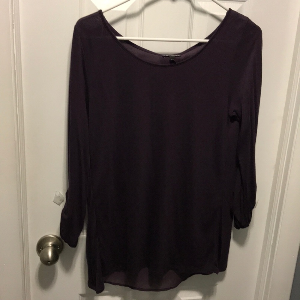 Express Small Dark purple dress shirt